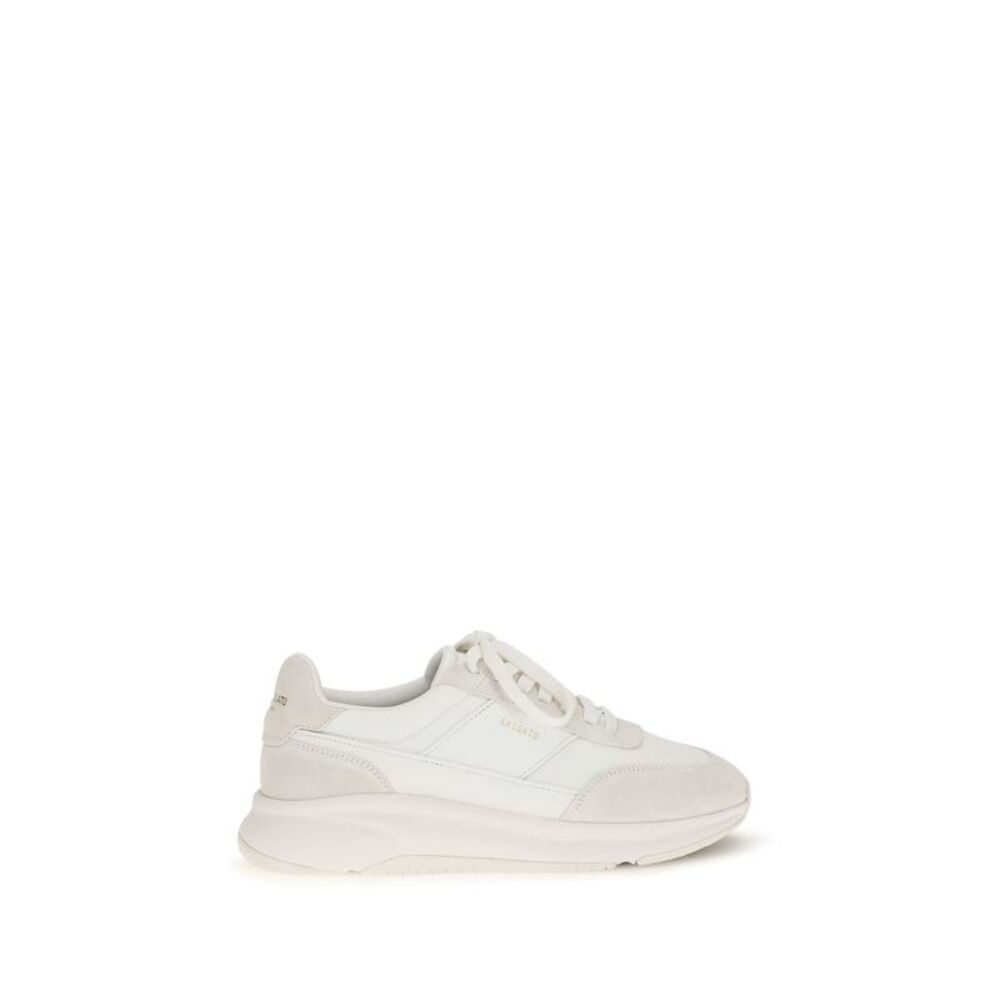 Axel Arigato White Calf Leather Bos Taurus Athletic Men's Sneakers